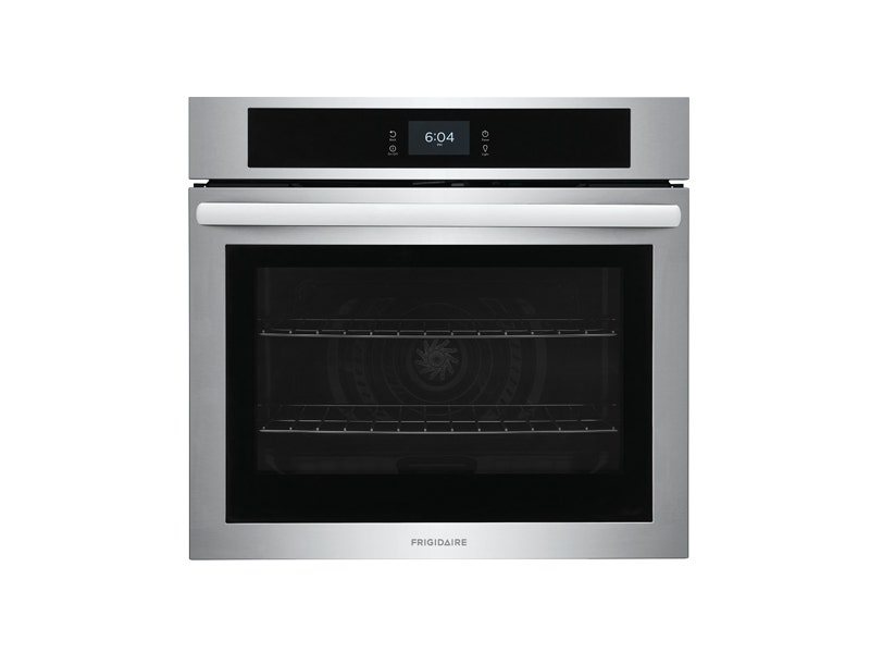 Horno eléctrico empotrable, 30" de ancho, acabado en acero, convección, Frigidaire FCWS3027AS.