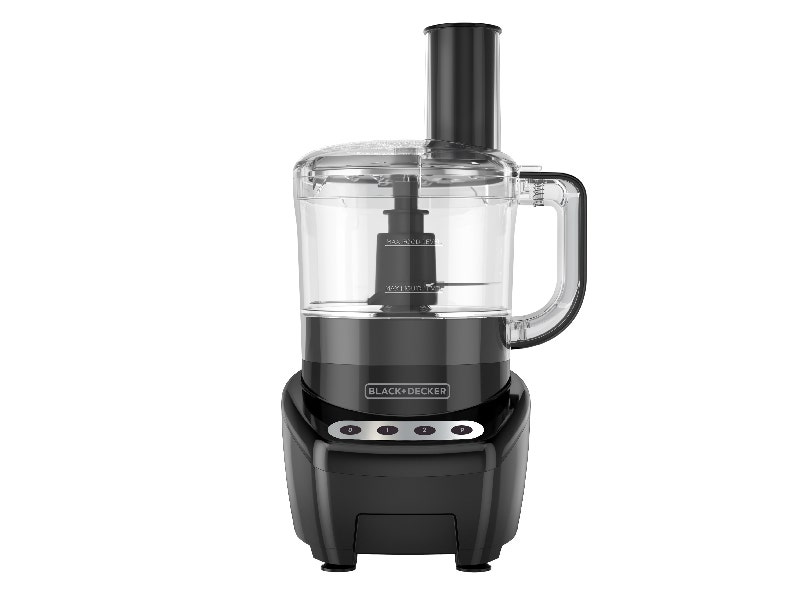 Black+Decker, FP4200BLA, Procesador  Alimentos de 8 tazas, color negro