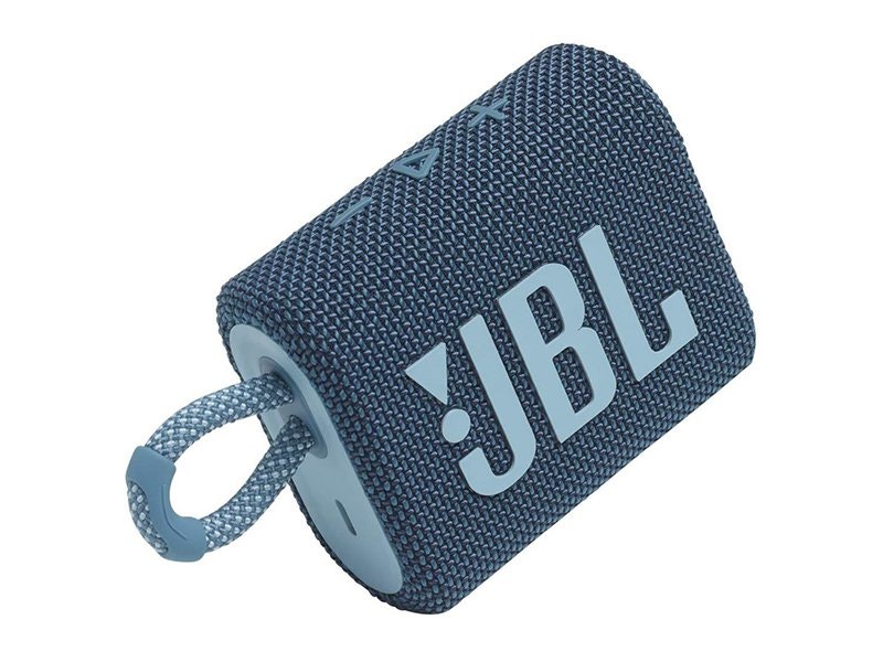 Bocina JBL GO 3 Inalámbrica con Protección al Agua y Polvo (Azul)