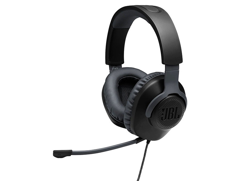 Headset JBL Quantum 100 Gaming Alámbrico con Micrófono Abatible (Negro)