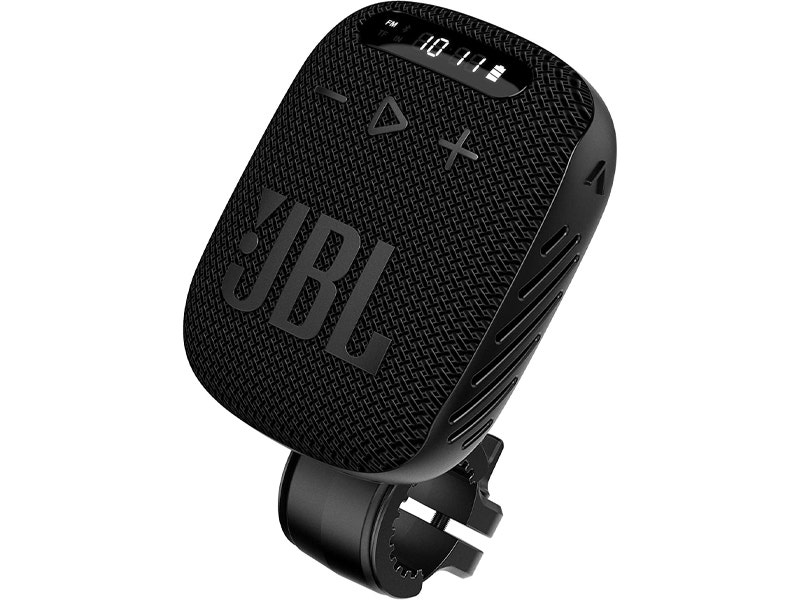 Bocina JBL Wind 3 Inalámbrica con Soporte de Montaje para Manubrio (Negro)