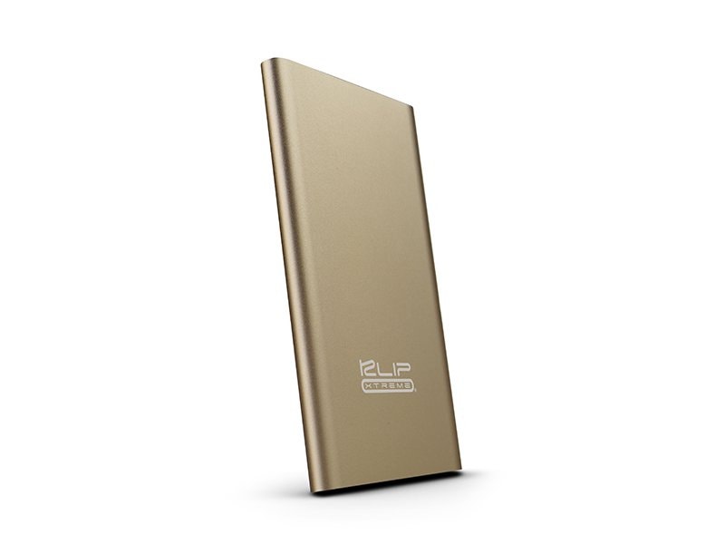 cargador portatil klip 3700 mah color dorado