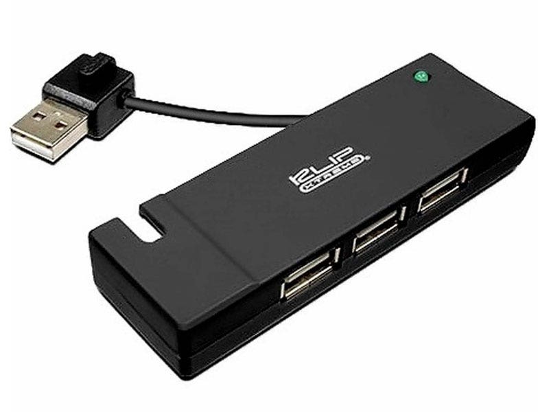 REPLICADOR DE PUERTOS USB NEGRO