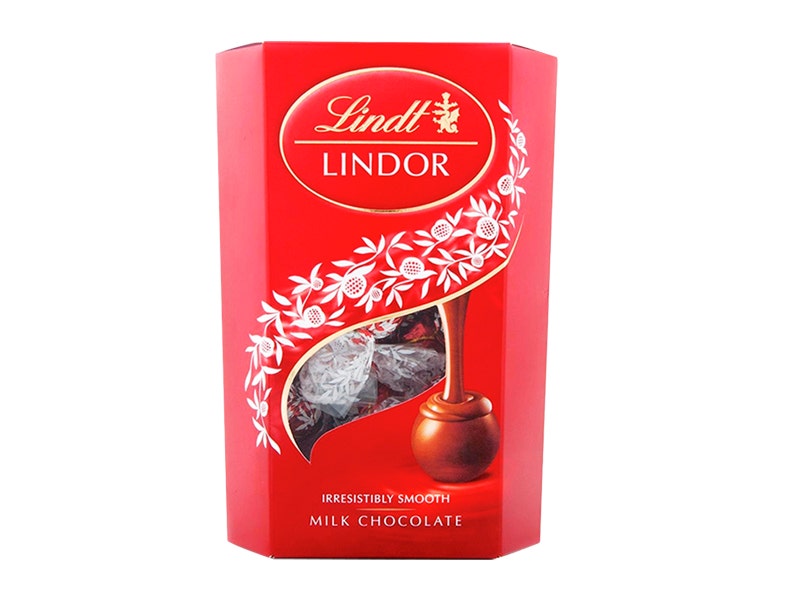 BOMBONES DE CHOCOLATE LINDT LINDOR CORNET, 200G