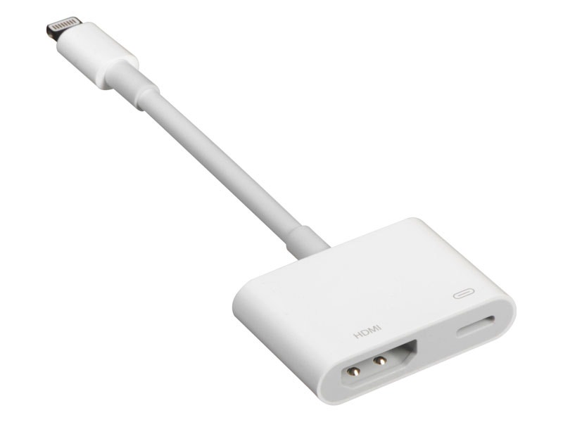 Apple, Adaptador de conector Lightning a AV digital  (Blanco)