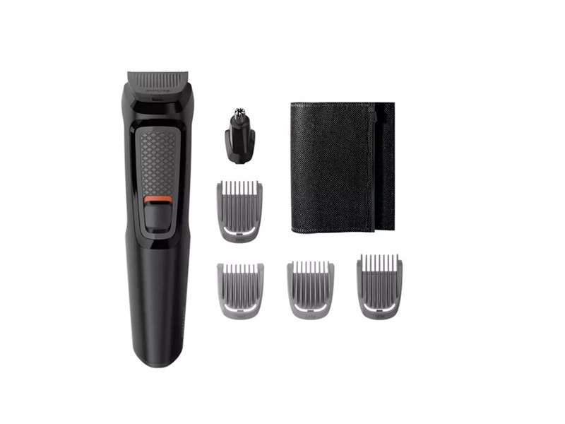 philips, MG371015, Multigroom para rostro de caballero , color negro