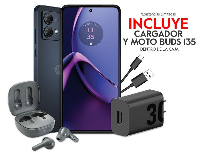 Motorola G84,8GB+256GB Liberado, (Negro)