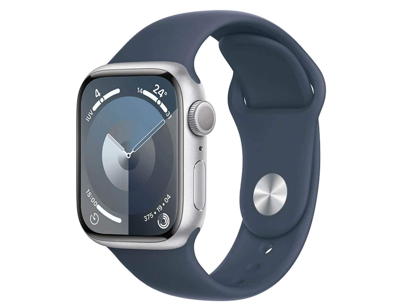 Apple Watch Series 9 GPS, 41mm (Silver con strap Azul)