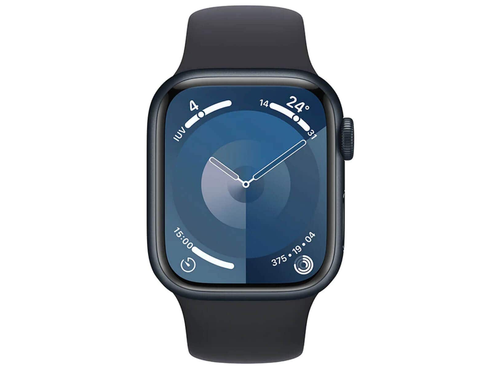 Apple Watch Series 9 GPS, 45mm (Negro)