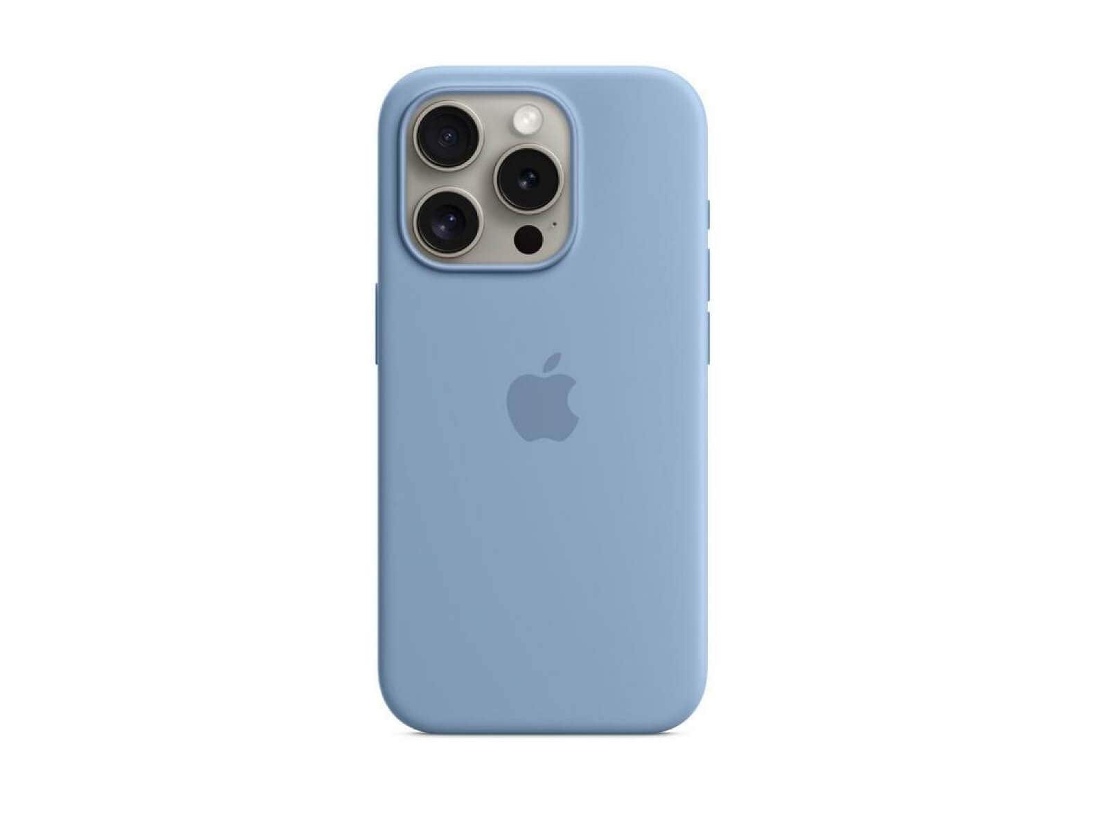 Estuche Apple para iPhone 15 Pro con MagSafe (Winter Blue)