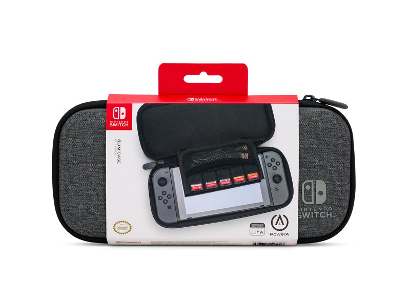 Estuche Protector Nintendo Switch PowerA Charcoal (Gris)