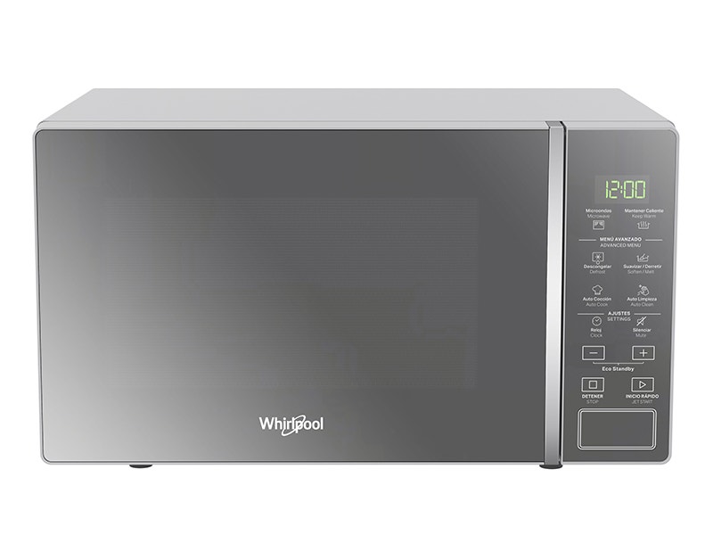 Horno microondas de 0.7' cúbicos, 700 Watts de potencia y autolimpieza, Whirlpool WM1807D.