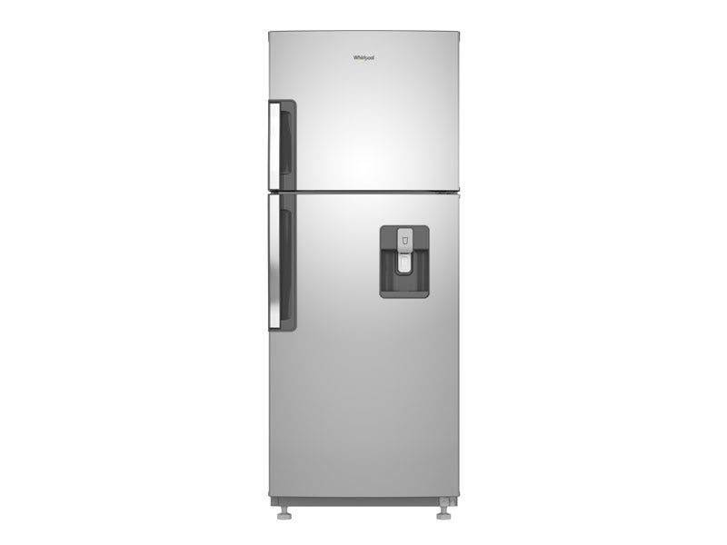 WRW25CKTWW, Refrigeradora top mount, 9' cúbicos, gris, Whirlpool.