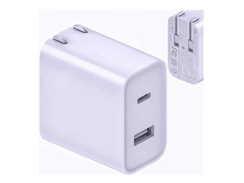 Xiaomi, Mi Cargador de Pared Doble Entrada USB-C/USB (33W)