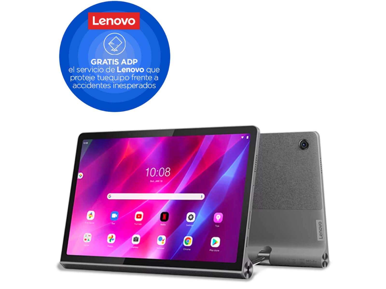 Tablet Lenovo YOGA TAB11 con Pen, 11", WIFI, 4GB, 128GB (Gris)