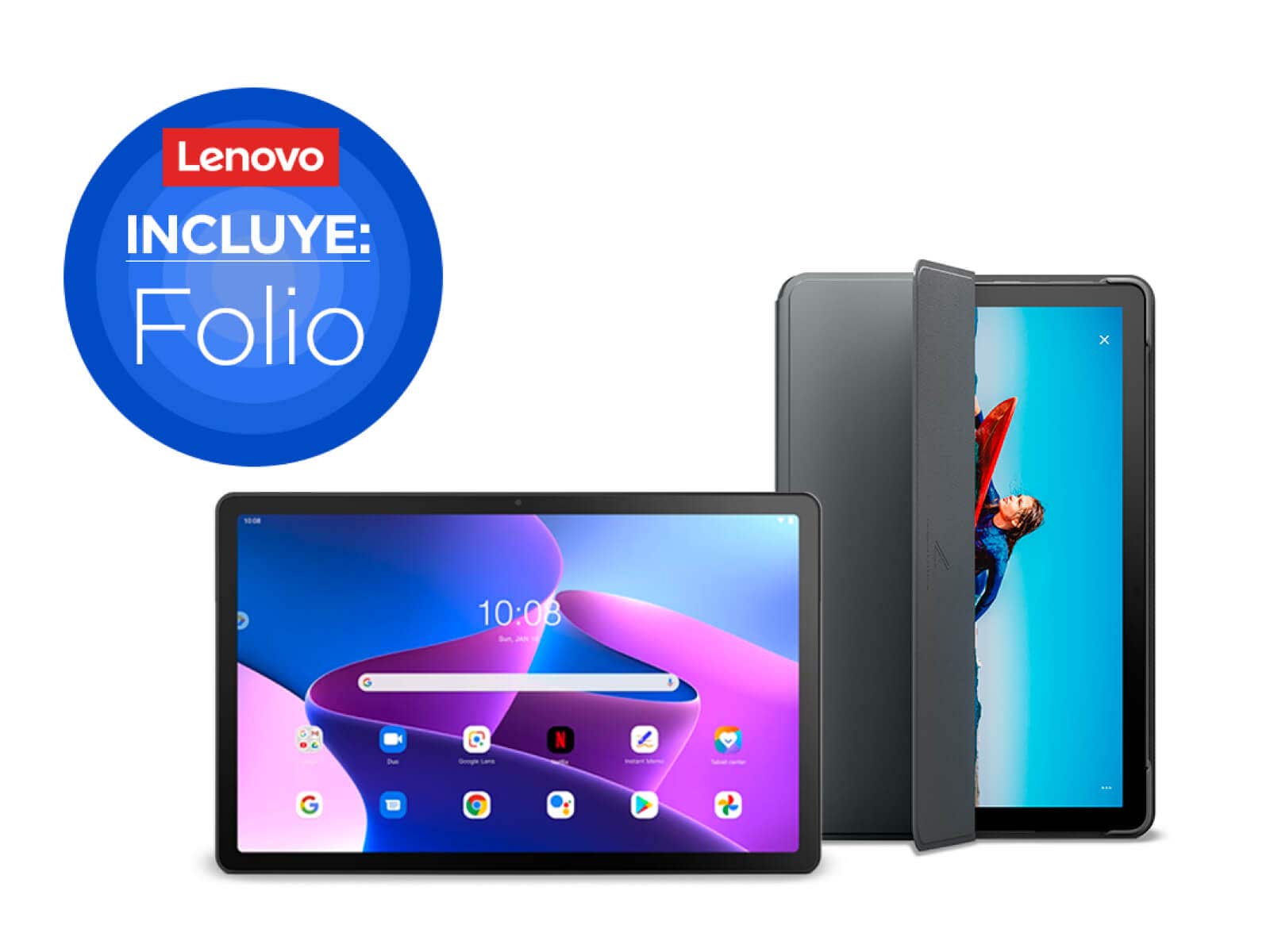 Tablet Lenovo M10 Plus 3°, 10.6", WIFI, 4GB, 64GB (Gris)